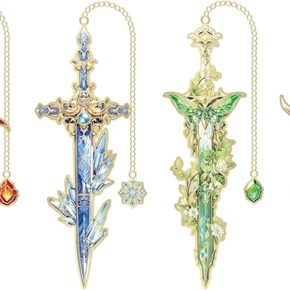 Colorful Sword-Shaped Bookmarks - Picture 2 of 9